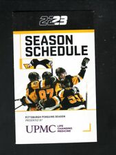 Pittsburgh Penguins--2022-23 Pocket Schedule--PNC Bank