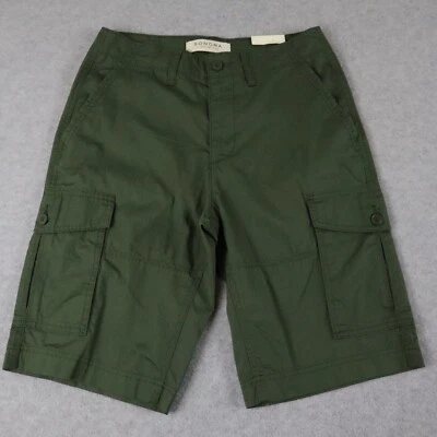 Pantalones Cortos Sonoma Para Hombres 30 Carga Solapa Bolsillo Exterior Informal Algodón Verde Nuevos con Etiquetas Foto 1 de 4