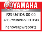 Yamaha Oem Part F2s-U41d5-00-00