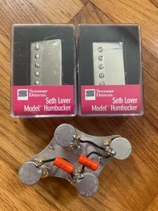 Seymour Duncan Seth Lover Humbucker Pickup Set 50's Les Paul Wiring CTS 500k - Picture 1 of 6