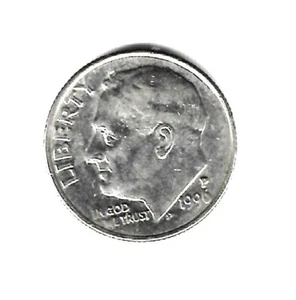 1996 p dime error -allmost uncirculated - Picture 1 of 2