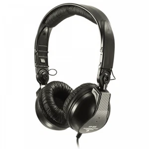 JTS HP-525 Negro Profesional Estudio DJ Monitor Auriculares con Bolsa y Adaptador - Imagen 1 de 5