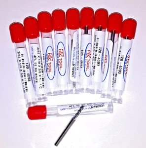 3/32 Zoll (0,0938 Zoll) 4 Flöte Hartmetall Schaftfräser - 10er Pack - MADE IN USA 120-4093 - Bild 1 von 2