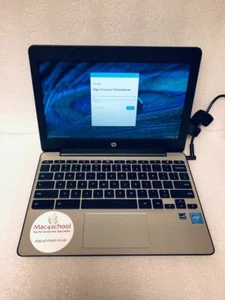 HP Chromebook 11 G5 16GB SSD 4GB USB 3.0 HDMI WiFi Webcam Chrome OS XMAS PRESENT - Picture 1 of 6