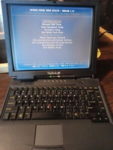 Vintage Winbook XL Laptop Pentium MMX @ 233 MHz Windows 95 operating system