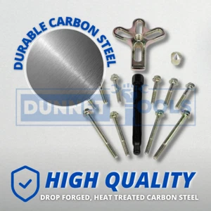 13pc Harmonic Balance Puller Crankshaft Gear Pulley Flywheel Balancer Tool Kit - Picture 1 of 23