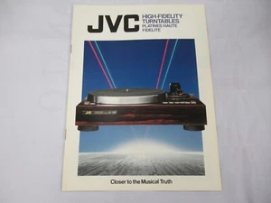 JVC Vintage Turntable QL-A75 QL-Y66F QL-L2 QL-F320 LE22 Catalogue Original Japan - Picture 1 of 7