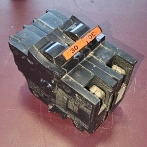 FPE Federal Pacific NA230 Stab Lok 30 Amp 2 Pole Circuit Breaker THICK FPE302P - Picture 1 of 4