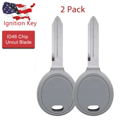 2 para Dodge Caliber 2008 2009 2010 2011 2012 transpondedor de encendido chip llave de coche Foto 1 de 4