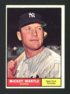 1961 TOPPS BASEBALL #300 MICKEY MANTLE NEW YORK YANKEES ~ GEM MINT OC - Bild 1 von 2