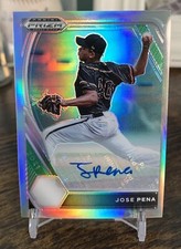 2021 Panini Prizm Draft Picks Jose Pena Silver Prizm Auto #PDP175