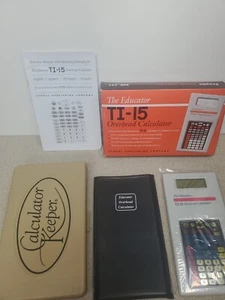 Overheadprojektor Taschenrechner The Educator TI-15 Nr. 251 Schulbedarf Lehrer - Bild 1 von 6