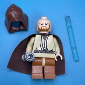 Lego Star Wars Obi-Wan Kenobi MISPRINT Minifigure 7257 Light Up New Batteries