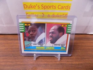 1990 Topps - Barry Sanders - Rushing Leaders Card #28 - K23 - Picture 1 of 2