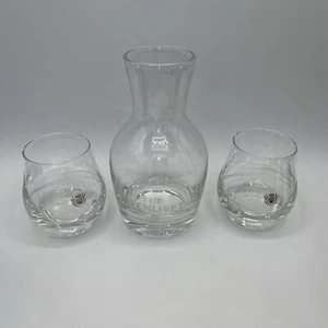 The Glenlivit Whiskey Carafe Decanter with 2  Rocks Whisky Glasses - Picture 1 of 24