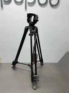 Manfrotto MVK502AM Video Telescoping Twin Leg Kit with 502 Video Head and Carry - Picture 1 of 8