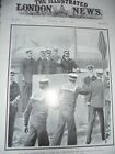 King George V takes salute at British Navy Grand Fleet 1916 print ref AL