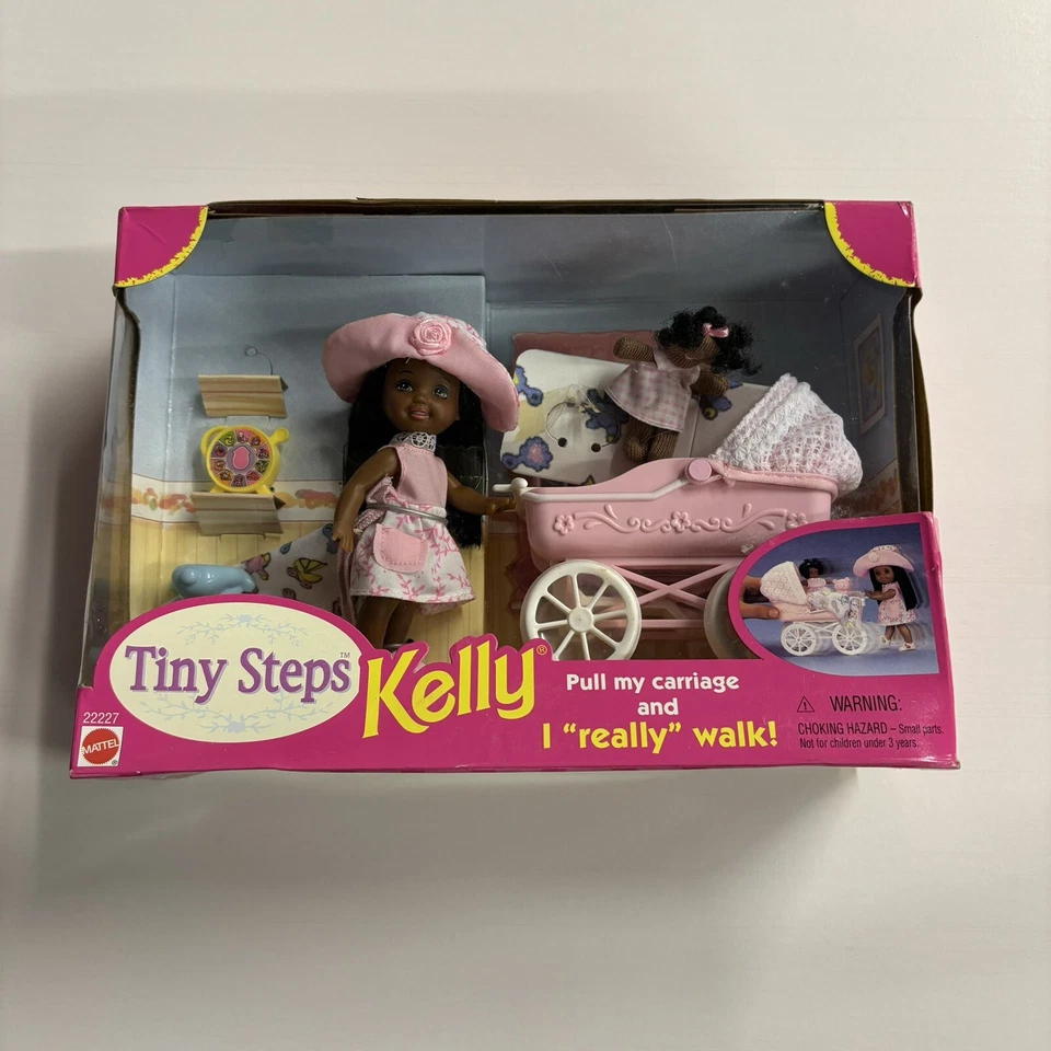 Tiny Steps Kelly 1998 Barbie Mattel 22227 African American