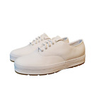Keds Womens Leather White Tie Sneaker Shoes SZ 6.5 WH-7934