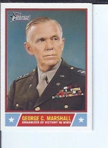 George C Marshall 2025 Topps Heritage Notable Americans - Imagen 1 de 1