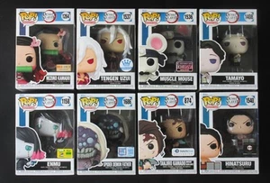 (8) NEW Funko Pop Demon Slayer Lot - Enmu, Nezuko, Tanjiro, Uzui, Spider Demon - Picture 1 of 14