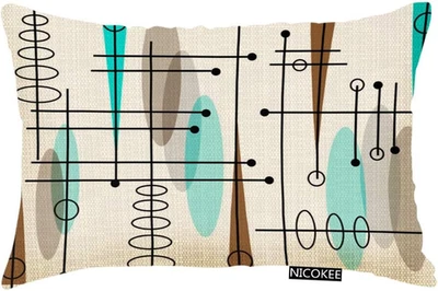 Funda de almohada decorativa de diseño colorido Foto 1 de 4