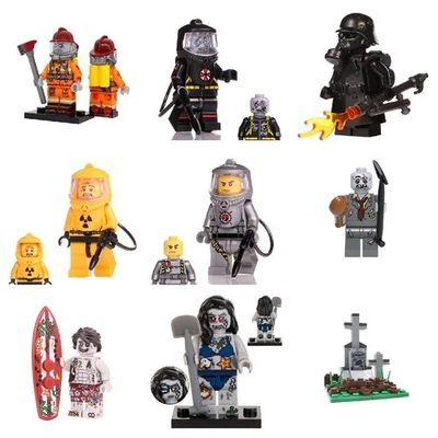 MARKNLOS Resident Evil Zombies 3 Minifigur Baustein Set Spielzeug Figuren Kind Geschenk