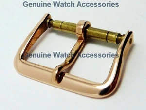 BENRUS 14K, 14kt, 14ct ORO AMARILLO SÓLIDO (16MM) ESPIGA PIN HEBILLA BROCHE BUEN ESTADO - Imagen 1 de 20