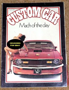 CUSTOM CAR Magazine Aug 1977 - Mach 1 Mustang, Bedford CF, Belle Vue Show, Capri - Imagen 1 de 6