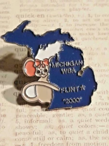 Flint Michigan WBA 2000 Bowling ENAMEL PIN ~ Ships FREE - Picture 1 of 3