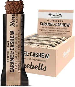 Barebells Protein Bars Caramel Cashew - 12 Count, 55g Bars - 20g of High Protein - Picture 1 of 6