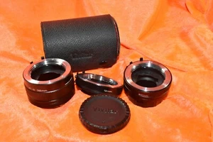 VIVITAR AUTOMATIC EXTENSION TUBE AT-5 36-20-12mm MOUNT ZWISCHENRINGE - Picture 1 of 4