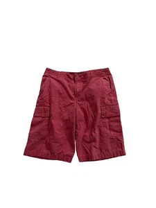 Polo Ralph Lauren Kids Red Cargo Shorts Red Pants Sz 18 - Picture 1 of 9