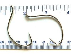1000 GT 2X Nickel Wide Gap Hollow Point Kahle Fish Hooks size 6/0 - kahle hooks - Picture 1 of 1