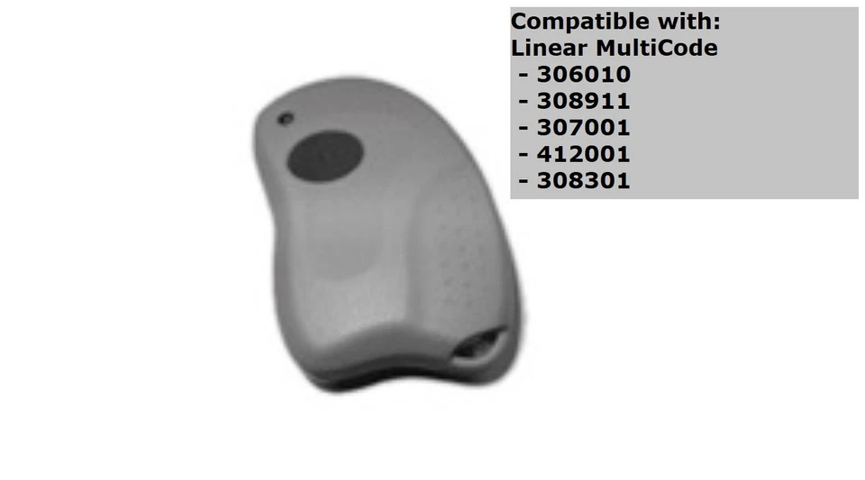 RCS Remotes 300MDX1 300MHz 10 Dip Switch for MultiCode 3060 3089 3070 4120 3083 - Image 1 of 1