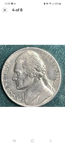 1975 high d jefferson nickel Cover