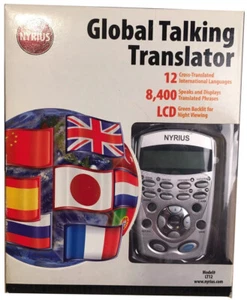 Nyrius Global Talking Translator 12 International Language Model LT12 - New Open - Picture 1 of 2