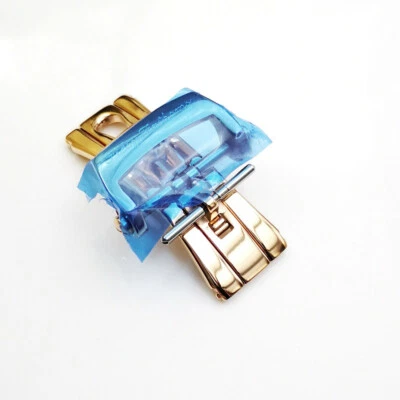 20mm Rose Gold Steel Nautilus Clasp Buckle for JB1753 BP Watch Strap - Image 1 of 4