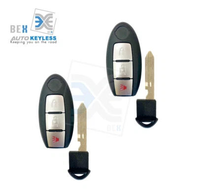 2 Remote Car Key Fob for CWTWB1U808 Nissan Leaf/ Quest 2011 2012 2013 2014 2015 Foto 1 de 3