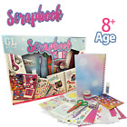 Kids Scrap book Kit Art | Create Your Own Scrapbook Arts &  Craft Activity Set