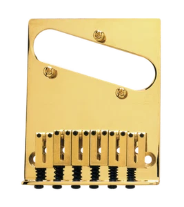CONJUNTO DE PUENTE FENDER AMERICAN ESTÁNDAR TELECASTER 6 SECCIONES TONO DORADO - Imagen 1 de 8