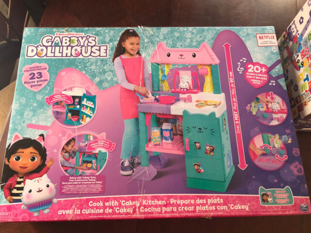 Gabby's Dollhouse, Gabby's Purrfect Casa de muñecas con 15 piezas,  incluyendo figuras de juguete, muebles, accesorios y sonidos, juguetes para  niños a partir de 3 años : Juguetes y Juegos 