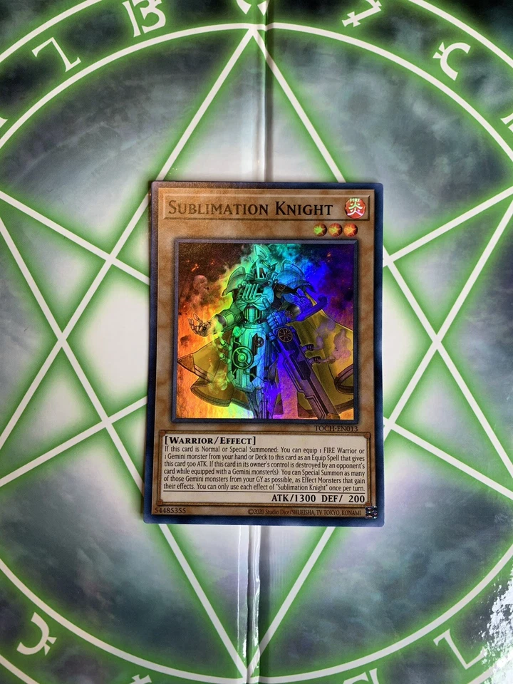 1x Sublimation Knight TOCH-EN013 Super Rare NM TOON CHAOS Yu-Gi-Oh - Image 1 of 2
