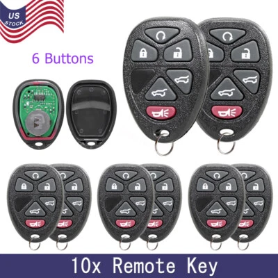 10 For 2007 2008 2009 2010 2011 2012 2013 2014 Chevrolet Tahoe Remote Key Fob - Image 1 of 4