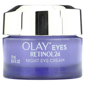 2 X Olay, Eyes, Retinol24, Night Eye Cream, 0.5 fl oz (15 ml)