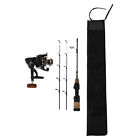 Winter Fishing Set: Fishing Rod, Reel, Holder, Bag - 60CM-