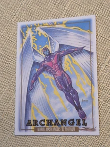Marvel Masterpieces '92 Platinum Archangel Canvas #8 - Picture 1 of 4