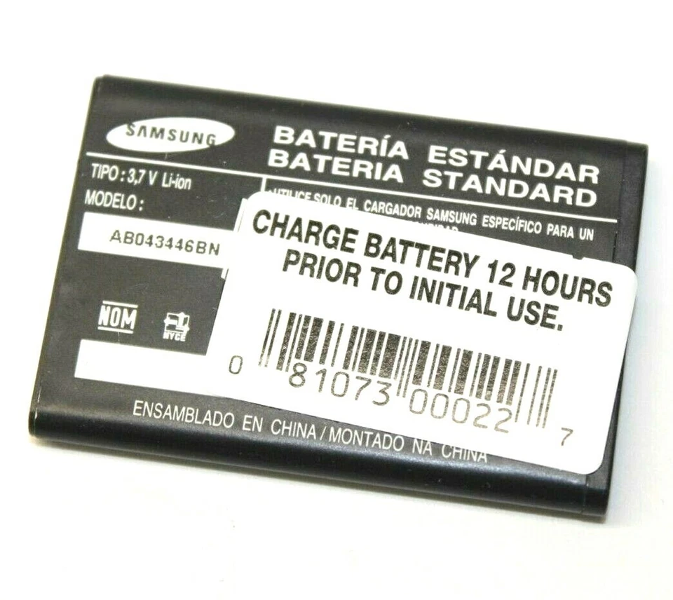Samsung AB043446BN Batería de Repuesto Li-Ion 3.7V para E116 X576 256 C506 Foto 1 de 1