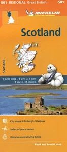 Mapa de viaje de Escocia por Michelin (2018) (NUEVO) - Imagen 1 de 2