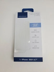 Insignia Verre de Protection d'écran pour iPhone 14 Plus, iPhone 13 ProMax (2021 6.7") - Photo 1 sur 1